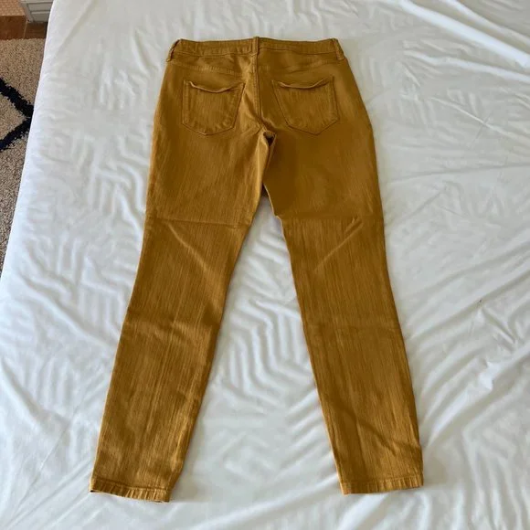 High Rise Skinny jean - Mustard Yellow - Picture 6 of 6